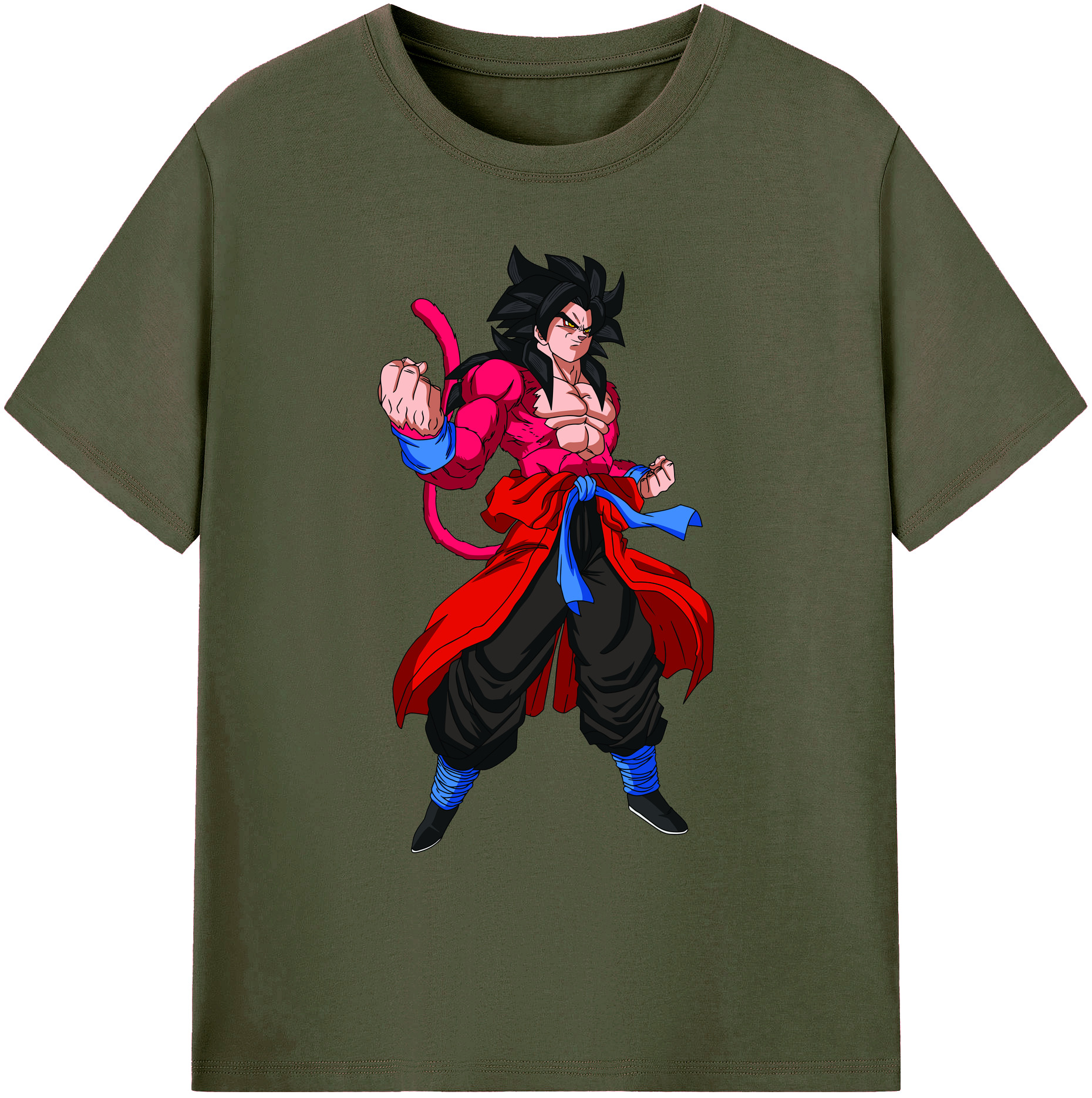 （画像用） ドラゴンボール 孫悟空（そん ごくう）Son Goku カカロット DRAGON BALL Kakarotto 綿100％ メンズ半袖Tシャツ｜肌触りやわらか＆通気性